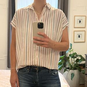 Madewell oversized summer button up